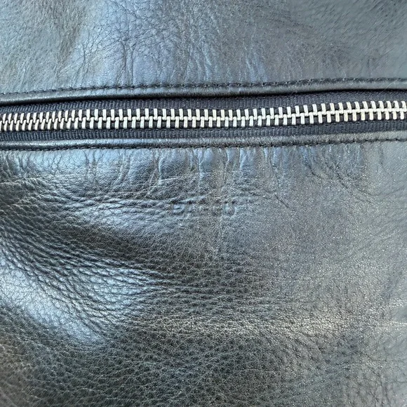 BAGGU Leather Zip-Front Backpack - Picture 10 of 14